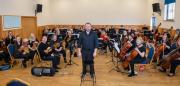 Chris Gray with the Inverurie Orchestra