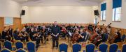 Chris Gray with the Inverurie Orchestra